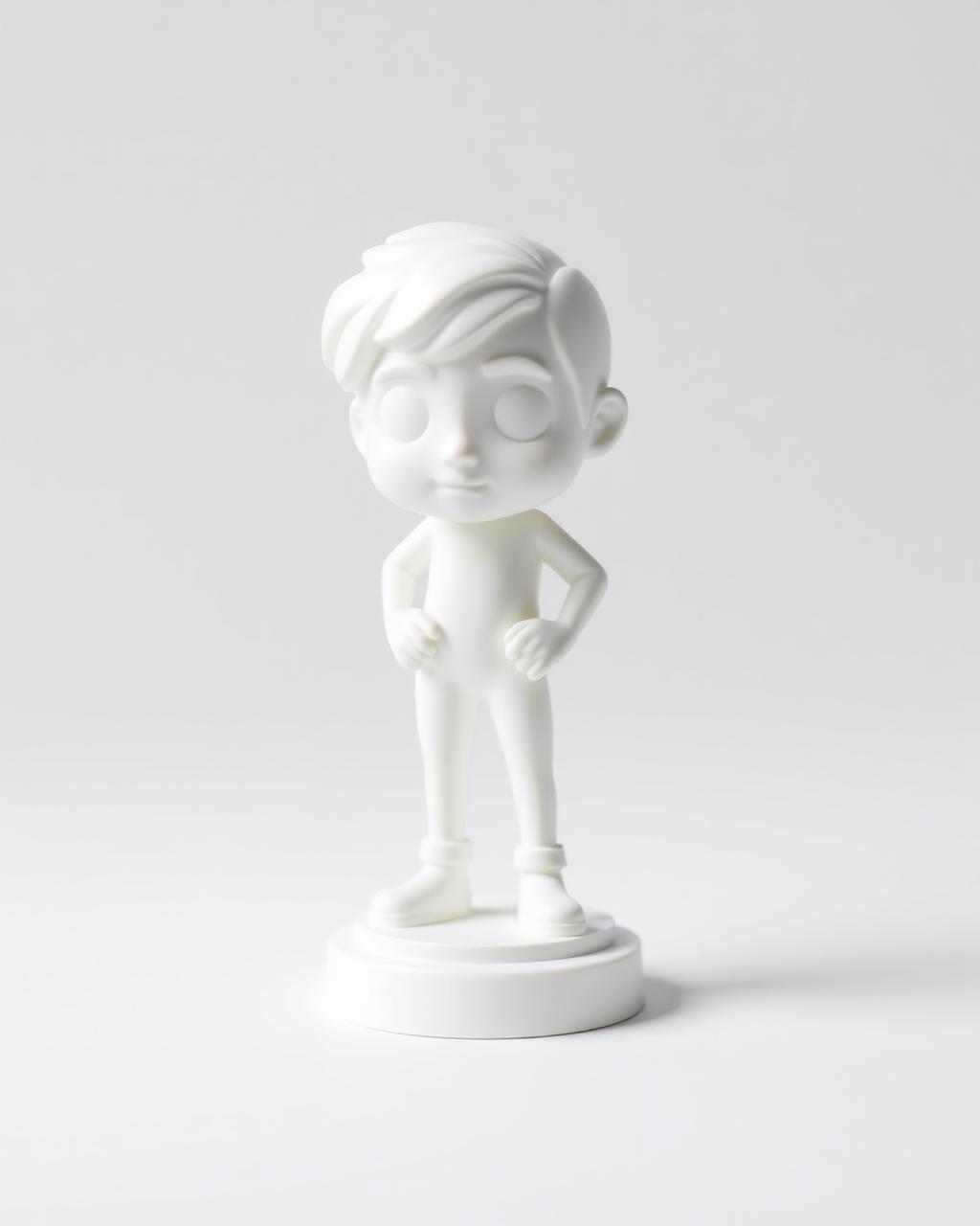 Premium 3D printed mini figure on a base